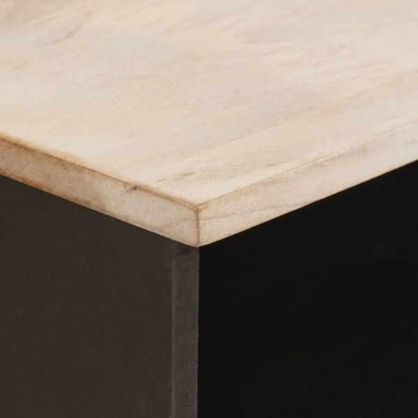 ТВ шкаф с чекмедже Финал на бяло измиване 100 x 33 x 46 см