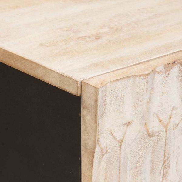 Служебен шкаф с чекмедже Финал на бяло измиване 40 x 33 x 75 см