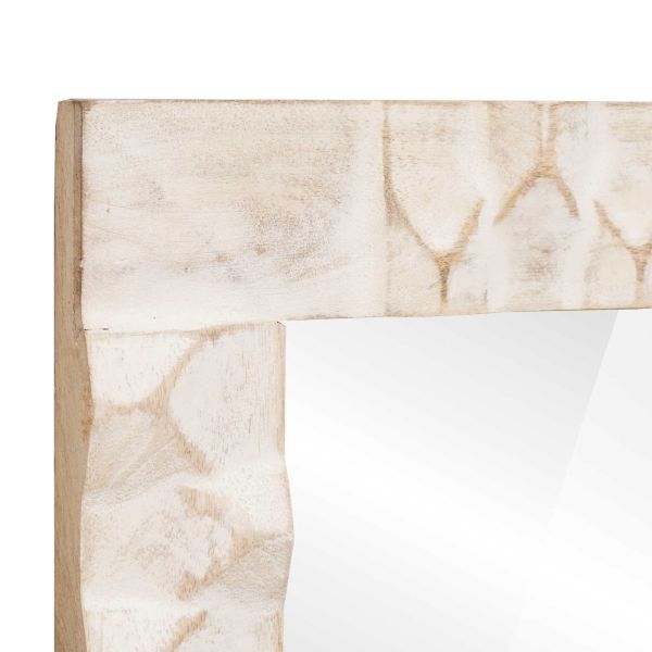 Огледало за баня Финал на бяло измиване 50 x 70 x 2,5 см