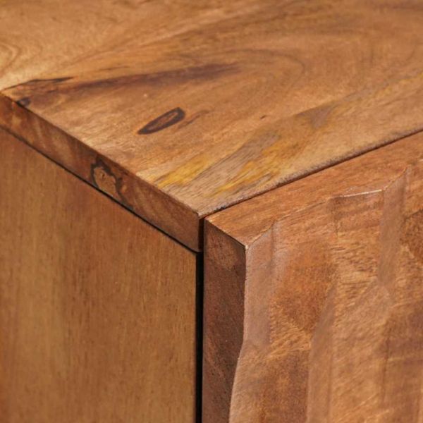 Нощен шкаф Кафяво 40 x 33 x 46 см Солидно мангово дърво