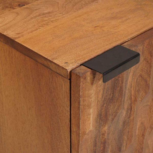 Шкаф за баня Кафяво 38 x 33 x 58 см Солидно мангово дърво