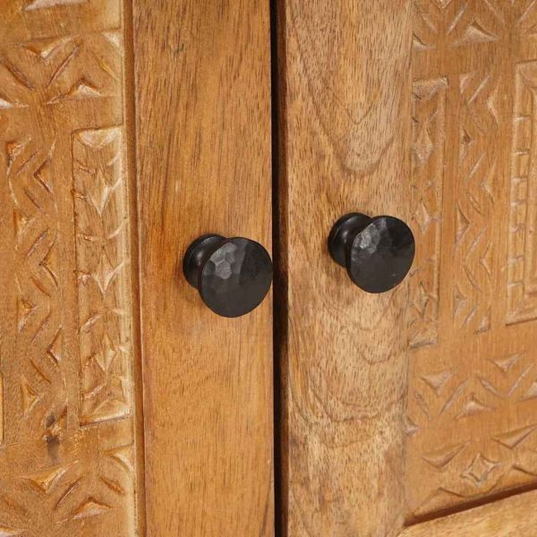 Нощен шкаф с чекмедже с врата Светло кафяво 50 x 33 x 60 см