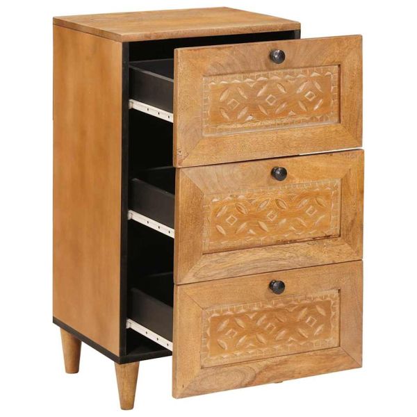 Служебен шкаф с чекмедже Светлокафяво 33.5 x 40 x 75 см