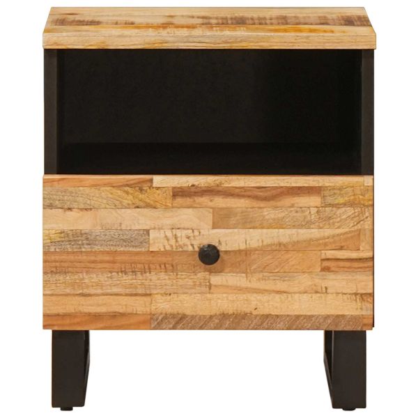 Леглов шкаф Кафяво 40 x 33 x 46 см Солидно мангово дърво