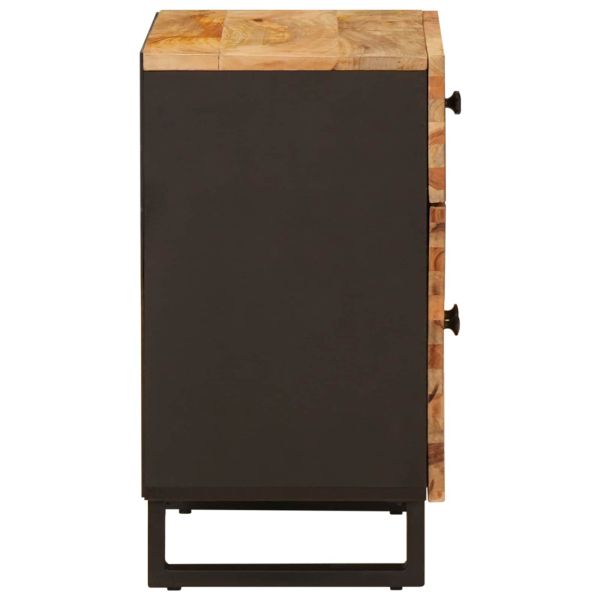 Леглов шкаф Кафяво 50 x 33 x 60 см Солидно мангово дърво