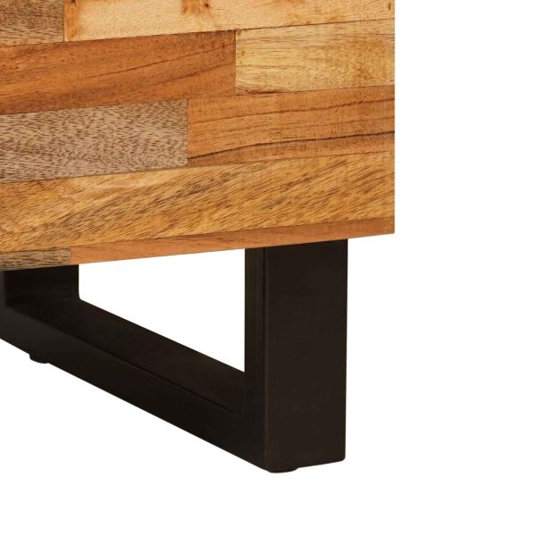 Леглов шкаф Кафяво 50 x 33 x 60 см Солидно мангово дърво