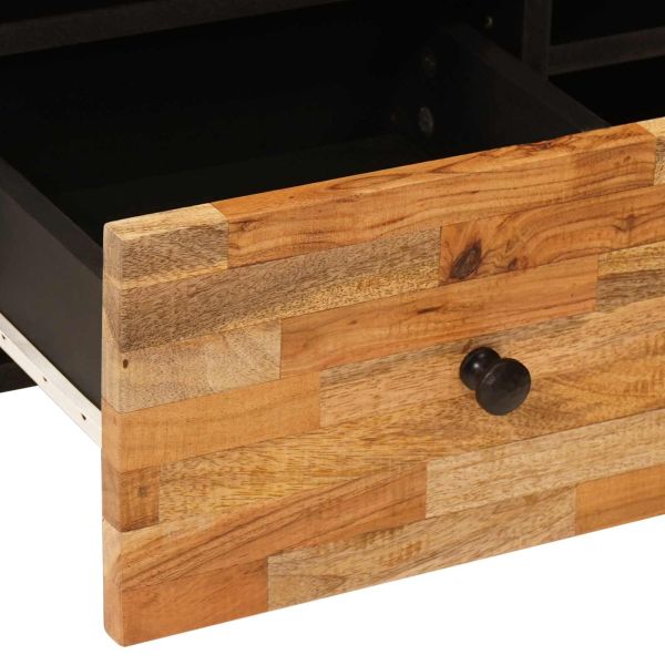 ТВ шкаф Corona Кафяво 100 x 33 x 46 см Солидно мангово дърво