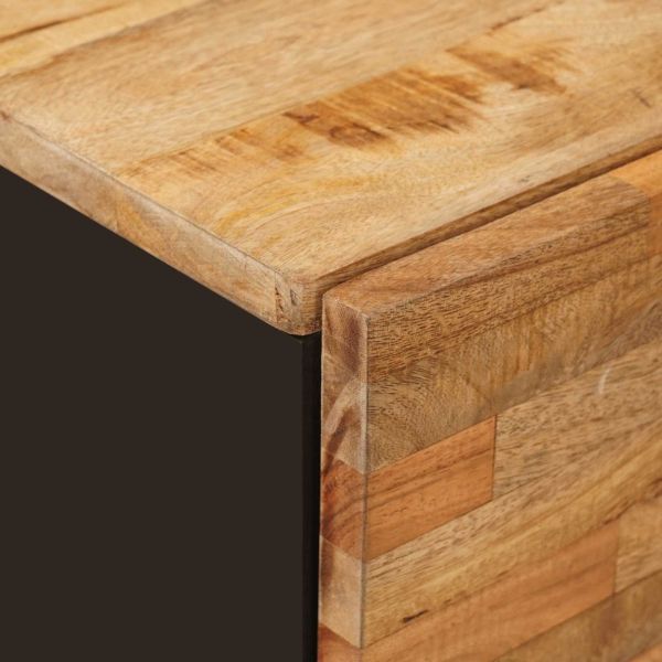 Шкаф за баня Естествен 38 x 33 x 58 см Солидно мангово дърво