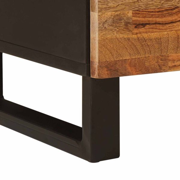 Шкаф за баня Естествен 38 x 33 x 58 см Солидно мангово дърво