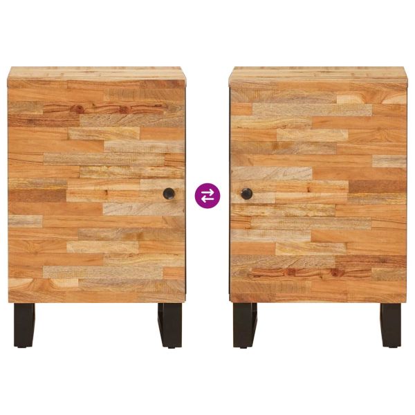 Шкаф за баня Естествен 38 x 33 x 58 см Солидно мангово дърво