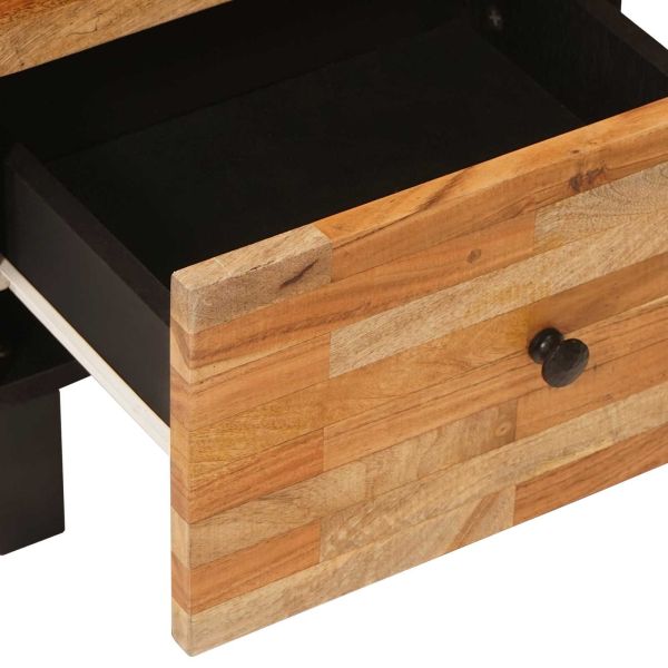 Страничен шкаф Кафяво 40 x 33 x 75 см Солидно мангово дърво