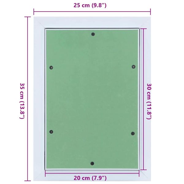 Достъпен панел Зелен и сребърен 25 x 35 см
