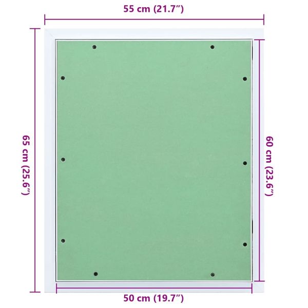 Достъпен панел Зелен и сребърен 55 x 65 см