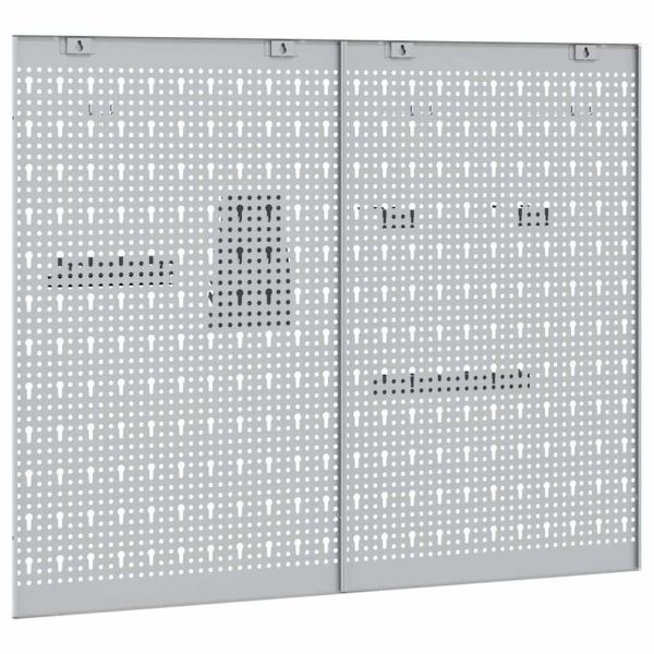 Панел за инструменти 2 pcs Сив 100 x 1 x 80 см