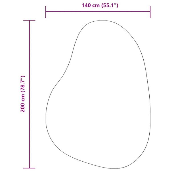 Килими за помещение HUARTE Черно 140 x 200 cm Полиестер