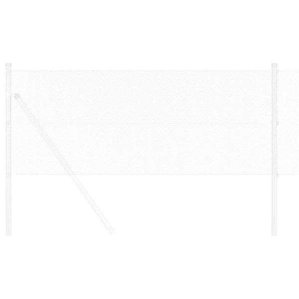 Шестоъгълна ограда Сребрист 0,5 x 10 м Поцинкована стомана