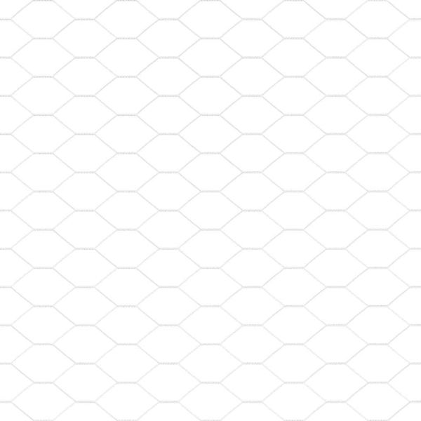 Шестоъгълна ограда Сребрист 1,6 x 25 m Поцинкована стомана