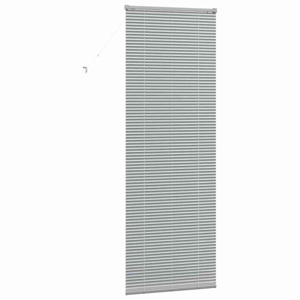 Вертикални щори Сребрист 220 x 75 см Алуминий