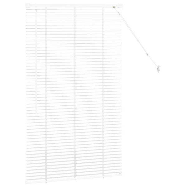 Вертикални щори Бяло 130 x 75 см Алуминий