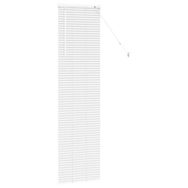Вертикални щори Бяло 175 x 45 см Алуминий
