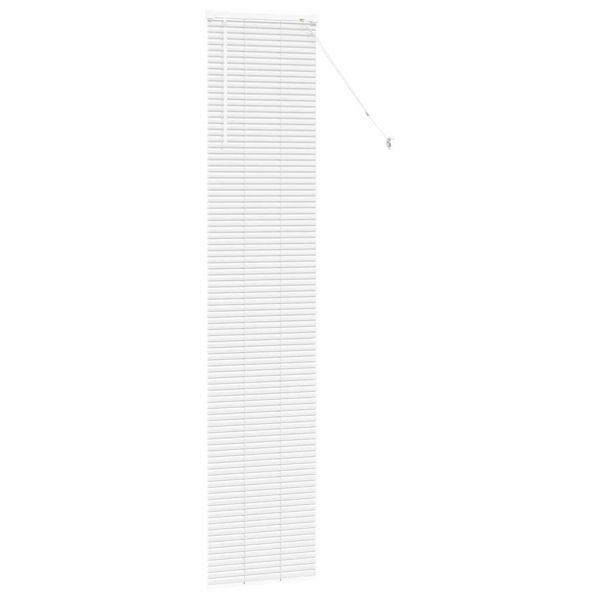 Вертикални щори Бяло 220 x 50 см Алуминий