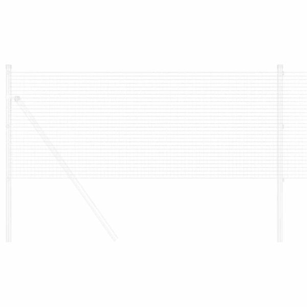 Заварена мрежа ограда Сребрист 0.8 x 50 м