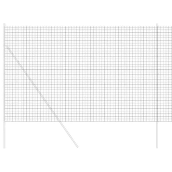 Заварена мрежа ограда Сив