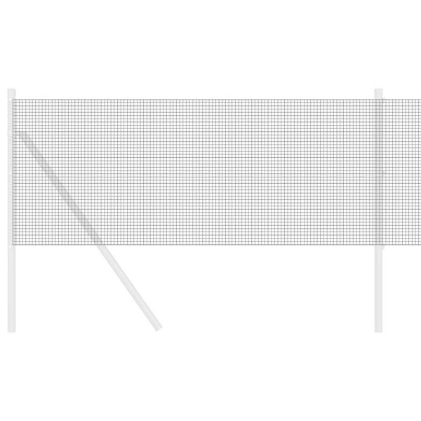 Заварена мрежа ограда Сив 0.8 x 25 m