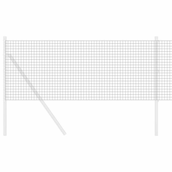 Заварена мрежа ограда Сив 0.8 x 25 m