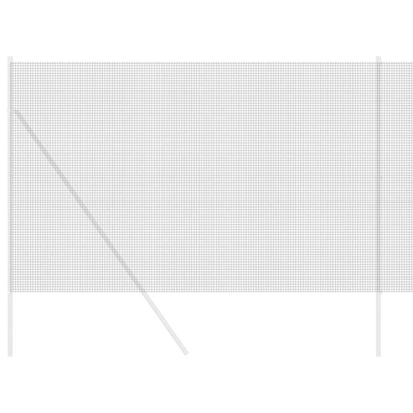 Заварена мрежа ограда Сив 1.5 x 50 m