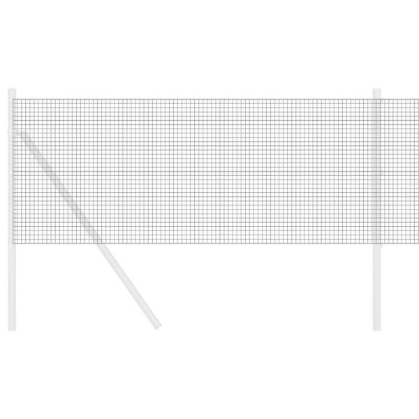 Заварена мрежа ограда Сив 0.8 x 100 м