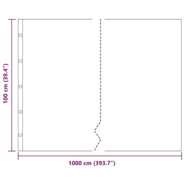 Коренова бариера Черно 1 x 10 m Полиетилен