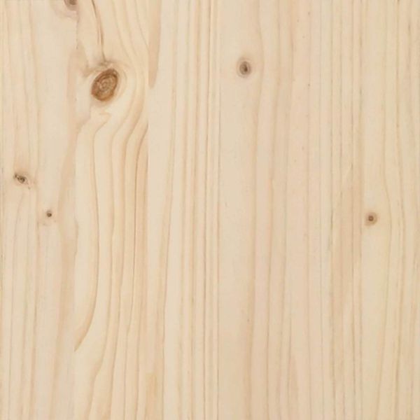 Градинска саксия Бежово 71 x 37 x 76,5 см Солидно ела дърво