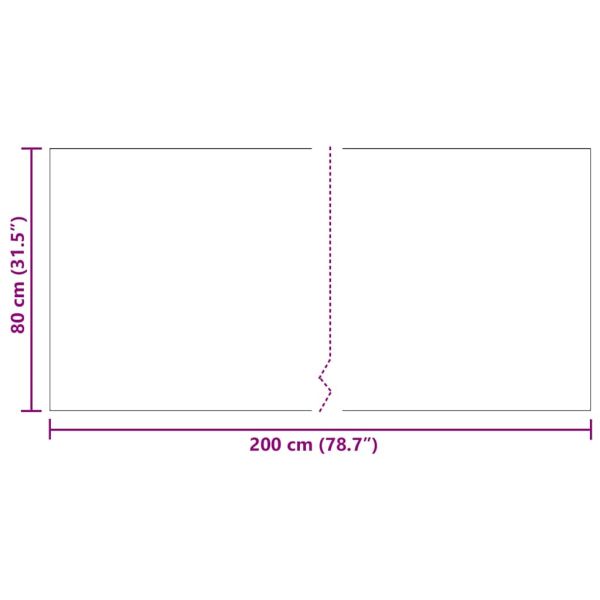Килим пътека Антрацит 80 x 200 cm текстил
