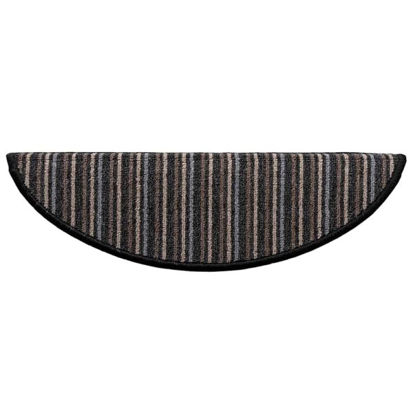 Самозалепващи стъпаловидни постелки 15 pcs Антрацит