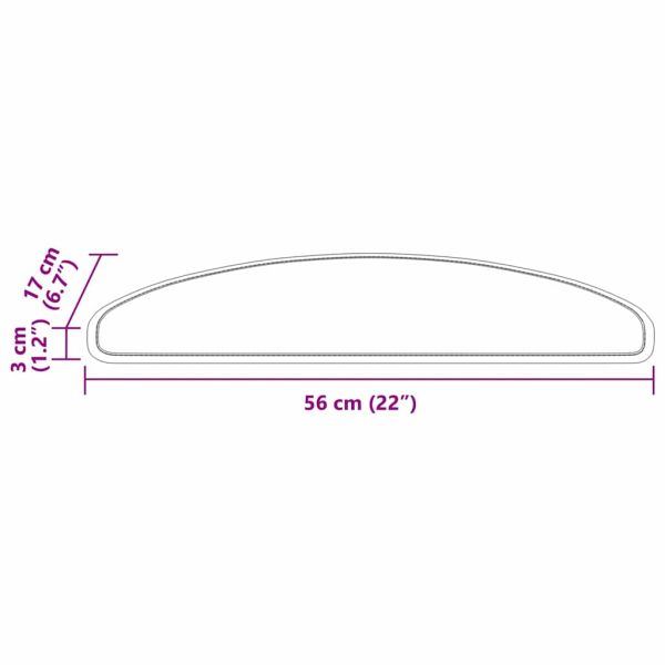 Самозалепващи стъпаловидни постелки 15 pcs Червено