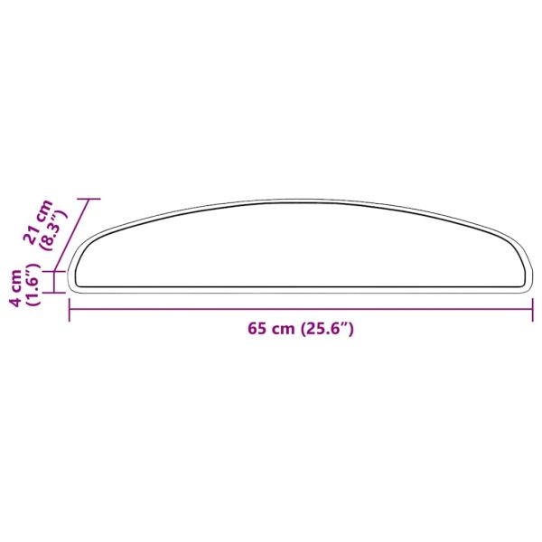 Самозалепващи стъпаловидни постелки 15 pcs Червено