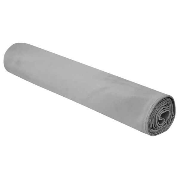 Спортни кърпи 2 pcs Тъмносив 200 x 100 cm Полиестер и полиамид