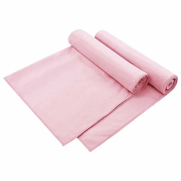 Външни кърпи за стол 2 pcs Розово 130 x 60 см