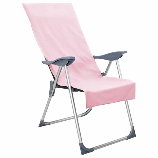 Външни кърпи за стол 2 pcs Розово 130 x 60 см
