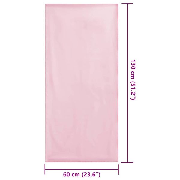 Външни кърпи за стол 2 pcs Розово 130 x 60 см