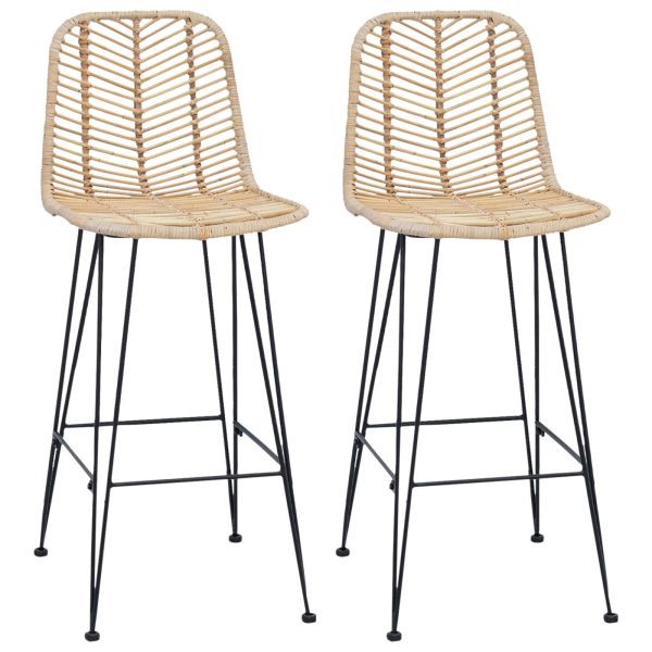 Бар стол 2 pcs 44 x 52 x 111 см Раци и желязо