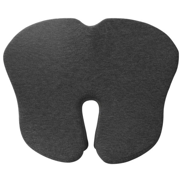 Възглавница с възглавница Тъмен сив 50 x 43 x 10 см Памук