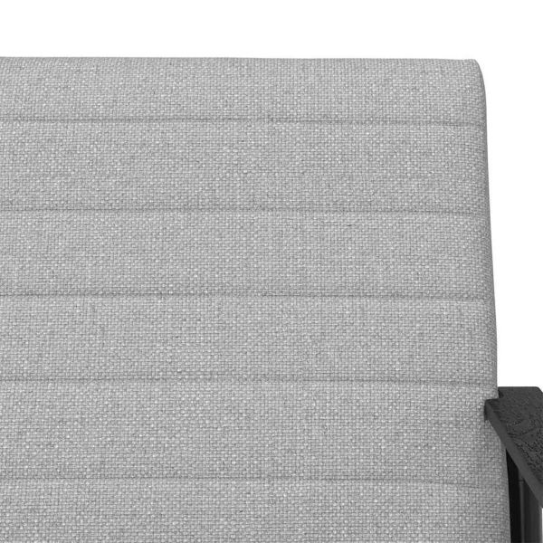 фотьойл Облачно сиво 59 x 75 x 78 см текстил