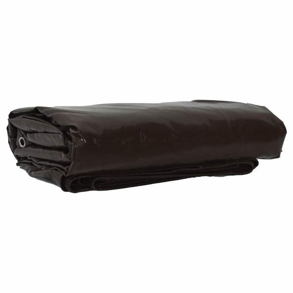 Найлон 650g / m² Кафяво 3,5 x 5 m Канва с PVC покритие