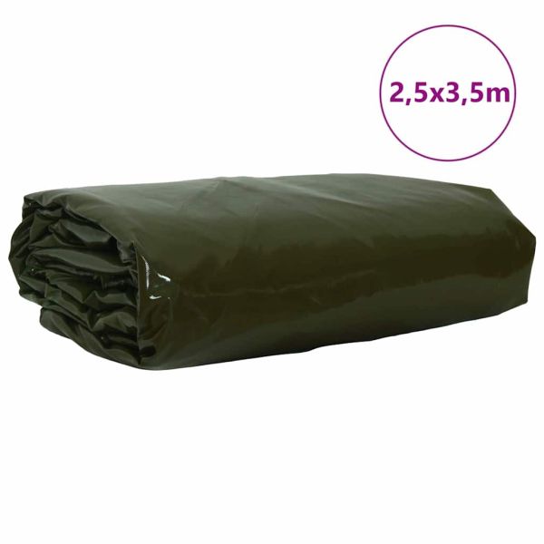 Найлон 650g / m² Маслиненозелено 2,5 x 3,5 m Канва с PVC покритие