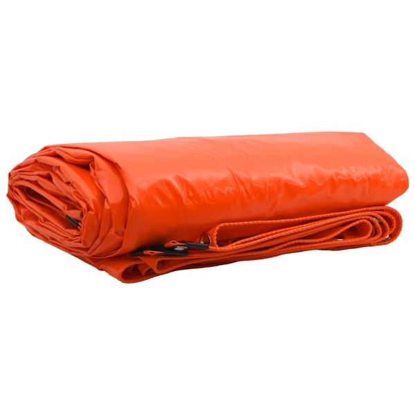 Найлон 650g / m² Оранжево 4 x 6 m Канва с PVC покритие