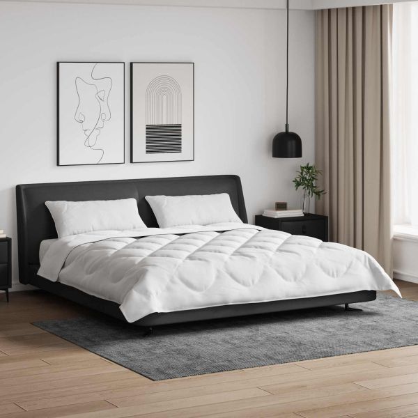 Завивка с възглавница 3 бр. Бяло Микрофибър