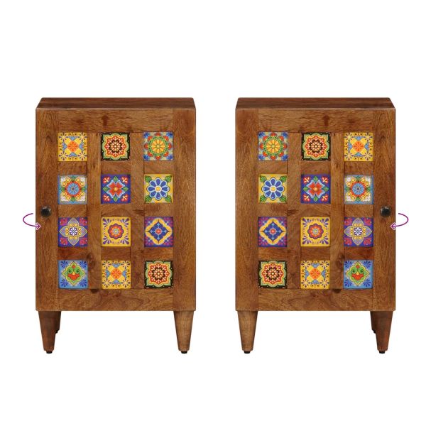 Шкаф за баня със съхранение с врата Орех 38 x 33 x 58 см