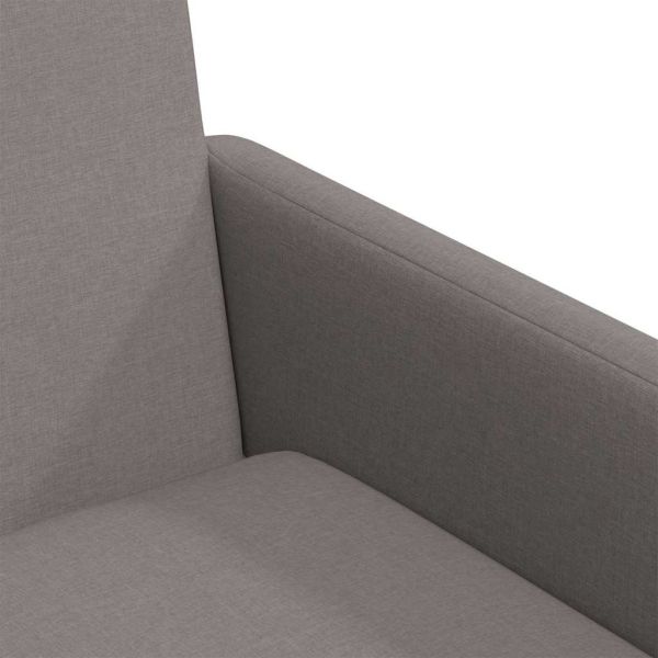 Обедени столове 2 pcs Таупе 57 x 67 x 95 см текстил